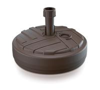 URBNLIVING 10/12L Round/Square Plastic Umbrella Parasol Base Stand Garden Sunshade Holder