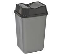 (50L Black/Grey) 5/10/20/30/50L Plastic Bin with Butterfly Lid Kitchen
