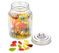 URBNLIVING 1100ml Airtight Seal Storage Jam Jar Preserve Container Tea Coffee Sweets Chocolates Condiment Pot
