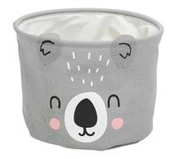 URBNLIVING 2 Pc Kids Storage Baskets Bin Animal Lion Koala Bear Head Character Design Toys Space Saving Boxes Organiser Laundry Hampers for Living Room, Children Room, Kids Playroom