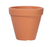 URBNLIVING 2 x Classic Round Plastic Plant Pot Garden Indoor Flower Grow Planter Decoration (Terracotta, 400mm)