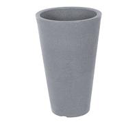 URBNLIVING 2 x Light Grey Large Round Flowerpot