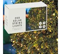 URBNLIVING 200 Pcs Solar Powered Led String Lights for Outdoor Garden Festive Party Tree Bush Patio Fence