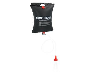 URBNLIVING 20L Solar Heated Outdoor Water Camp Shower Portable Sun-Powered with Showerhead & Hose Perfect for Camping, Hiking, Outdoor Adventures Easy to Use Compact Design
