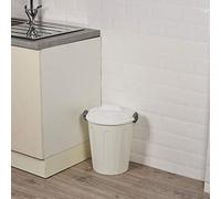 URBNLIVING 23 Or 40 Litters Disposal Rubbish Garbage Kitchen Bin Removable Lids (23 Liters, White)