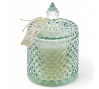 URBNLIVING 230g Assorted Scented Fragranced Single Wick Candle in Jar with Lid 35 Hour Burn (Feu De Bois - Firewood)