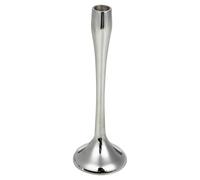 URBNLIVING 26/31cm Tall Metal Candle Taper Stand Holder Candlesticks Set for Candlelight Dinner Table Centrepiece Mantel Wedding Decorative Decor Christmas Party Housewarming Gift (1x Silver small)