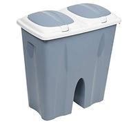 URBNLIVING 2x 25L Pastel Coloured Duobin (Light Blue)