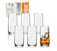 URBNLIVING 3 x Tall Tumblers 320ml Tumbler Glasses