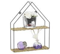 (House Shaped) Decorative Wall | Hanging Seagrass Shelf