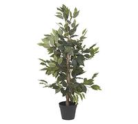 URBNLIVING 95cm Artificial Plant (1, Standard Green Leaves)
