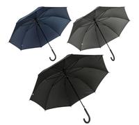 URBNLIVING Automatic Crook Handle Walking Stick Umbrella, 23" Storm-Resistant Rain Umbrella for Men & Women, Easy Open, Travel & Commuting Brolly