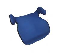 URBNLIVING Backless Kids i-Size Booster Car Seat with Belt Guide, (Blue) | UN R129 i-Size Approved, Polyester Cover, Plastic Base, Universal Vehicle Seatbelt Fit with Integrated Guide, W36xD39.5xH21cm