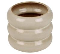 URBNLIVING Ceramic Tube Design Glossy Cactus Herb Flower Pot Planter Holder for Home Display Décor