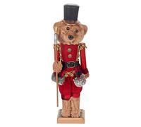 URBNLIVING Christmas Decorative Nutcracker Figure Xmas Traditional Classic Bear Soldier Decoration Ornament Display Gift