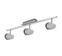 URBNLIVING CORBERA 3-Arm LED Ceiling Spotlight Track Light Fixture with GU10 Bulbs - Warm White, Modern Bar Lighting for Living Room, Kitchen, Office