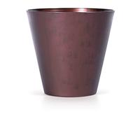 URBNLIVING Corten Steel Concrete Effect Flower Plant Pot Indoor Outdoor Garden Planter Set (1, Short 20cm)