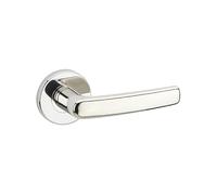 URBNLIVING Devon Metal Lever Latch Door Handles Set with Rose Internal & External Use, Classic Design, Durable Construction, Stylish Finish, Easy Installation, Suitable for Modern & Traditional Doors