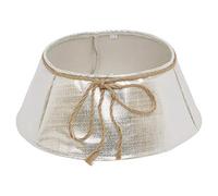 URBNLIVING Elegant Christmas Tree Skirt (Silver)