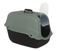 URBNLIVING Enclosed Cat Litter Box - Extra Large Hooded Tray with Filter, Carry Handle - Easy Clean, Odor Control, Secure Flap Door for Cats, 8 Color Options