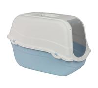 URBNLIVING Enclosed Cat Litter Box - Extra Large Hooded Tray with Filter, Scoop & Carry Handle - Easy Clean, Odor Control, Secure Flap Door for Cats, 8 Color Options