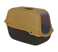 URBNLIVING Enclosed Cat Litter Box - Extra Large Hooded Tray with Filter, Scoop & Carry Handle - Easy Clean, Odor Control, Secure Flap Door for Cats, 8 Color Options