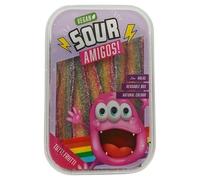 URBNLIVING Fizzy Sour Candy Belts - Halal & Vegan, 300g Resealable Tub - Choose Cola, Strawberry, or Tutti Frutti - Sweet & Tangy Treats for Parties, Gifts or Snacking