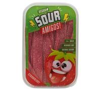URBNLIVING Fizzy Sour Candy Belts - Halal & Vegan, 300g Resealable Tub - Choose Cola, Strawberry, or Tutti Frutti - Sweet & Tangy Treats for Parties, Gifts or Snacking