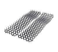 URBNLIVING Garden and Crop Protector Animal Pet Repellent Plastic Spike Mats (4 Sets of 2)