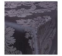 URBNLIVING Grey Damask Patterned Tablecloths 220 x 150 cm