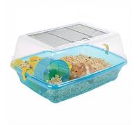 URBNLIVING Hamster Cage with Wheel Food Bowl & Wire Top Small Animal