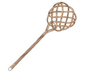 URBNLIVING Handcrafted Natural Bamboo Carpet Beater & Sofa Cleaner | Durable Wicker Tool for Efficient Dust, Pet Hair Removal, Rug & Car Mat Cleaning | Traditional Design for Effective Home Cleaning