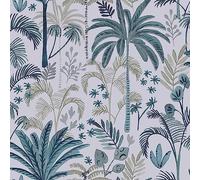 URBNLIVING Home Decoration DIY Vinyl Textured Designed Black Gold Champagne Feature Wall Decorative Wallpaper Rolls (Green Willow Smooth Wallpaper 150GSM)