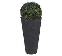 URBNLIVING Home & Office Decor Large & Small Plastic Pot For Artificial Plants
