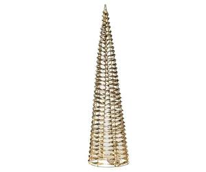 URBNLIVING Illuminated Christmas Tree Cone Pyramid LED Light Tower 3 Sizes - Festive Fairy Lights Decoration for Indoors & Outdoors, Elegant Xmas Display Holiday Decor for Home & Garden