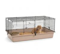 URBNLIVING Indoor Guinea Pig Cage with Deep Plastic Base, Single Level