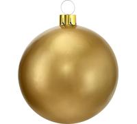 URBNLIVING Inflatable Christmas Bauble Ball Decoration Xmas Tree Outdoor Hanging Ornaments (65cm, Gold)