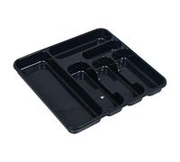 URBNLIVING Large Graphite Cutlery Tray