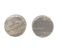 URBNLIVING Modern Round Marble Drawer, Cupboard & Door Knob Set for Kitchen and Home Decor Smooth Finish