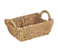 URBNLIVING Natural Handmade Water Hyacinth Woven Storage Baskets for Home Organization, Durable & Versatile Design for Living Room, Bedroom, and Office