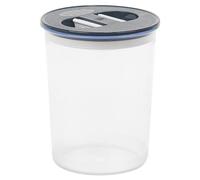 URBNLIVING Plastic Airtight Containers Food Storage Reusable Stackable Dark Grey, 850ml