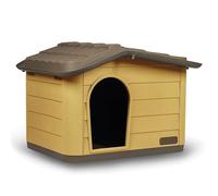 URBNLIVING Plastic Dog House for Small Medium Dogs, Durable Indoor Outdoor Pet Kennel Shelter, Easy Wipe Clean Surface, Air Ventilation, Lightweight, Portable, Weather-Resistant, 2 Sizes