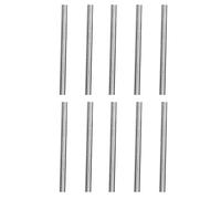 URBNLIVING Plastic Metal Wooden Door Knobs Handles Drawer Cupboard Pull Furniture Cabinet (10, Short Silver Diamante Handle)