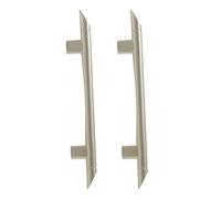 URBNLIVING Plastic Metal Wooden Door Knobs Handles Drawer Cupboard Pull Furniture Cabinet (2, Plastic Gold Pull Handle)