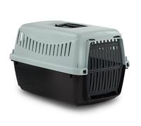 URBNLIVING Plastic Pet Carrier for Dogs & Cats - Durable & Lightweight Travel Crate with Secure Lock & Ventilation - Easy Clean Kennel for Puppies, Kittens & Small Pets - 2