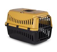 URBNLIVING Plastic Pet Carrier for Dogs & Cats - Durable & Lightweight Travel Crate with Secure Lock & Ventilation - Easy Clean Kennel for Puppies, Kittens & Small Pets - 2