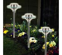 URBNLIVING Solar Powered LED Garden Lights (4 Lights)