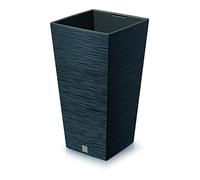 URBNLIVING Square Tall Modern Look Planter Flower Plant Pot Indoor Outdoor Garden Decor (Anthracite)