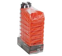 URBNLIVING Stackable Tool Storage Bins with Wall Mounts - Durable Modular Organiser for Garage, Workshop, Utility Rooms - Perfect for Nuts, Bolts & Small Tools, Set of 8