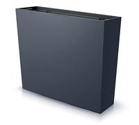 URBNLIVING Tall Rectangle Planter Floor Standing Indoor Outdoor Patio Plant Pot Trough (Anthracite)
